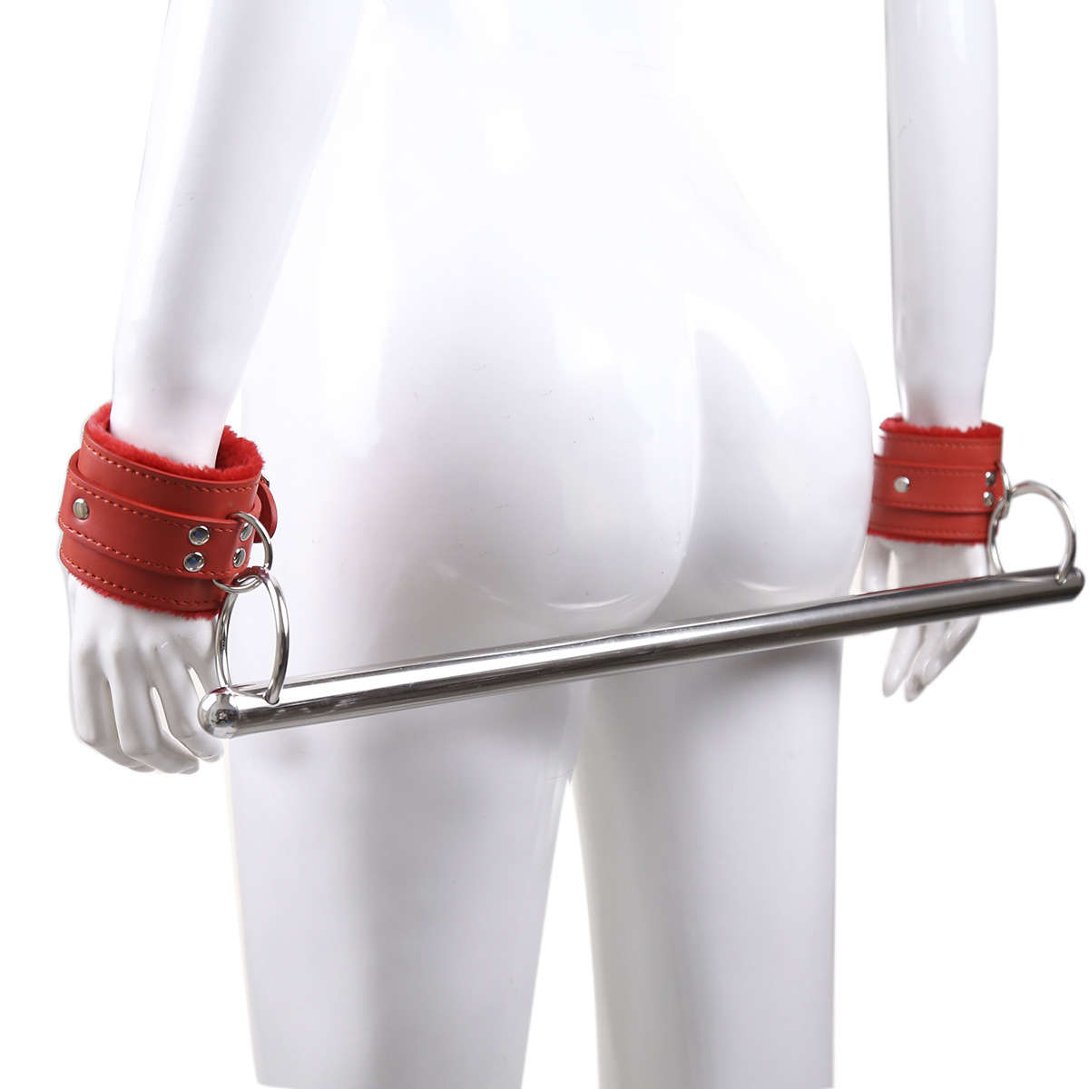 工厂店情趣用品皮革手铐脚铐捆绑束缚玩具钢管手铐脚铐毛绒软手铐