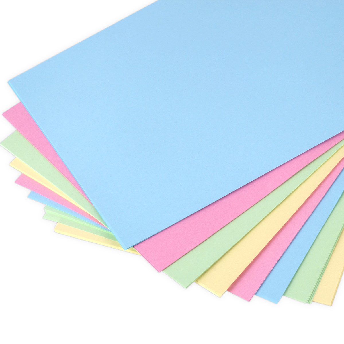 得力7391复印纸80g彩色a4双面喷墨激光打印办公用纸100张/包批发