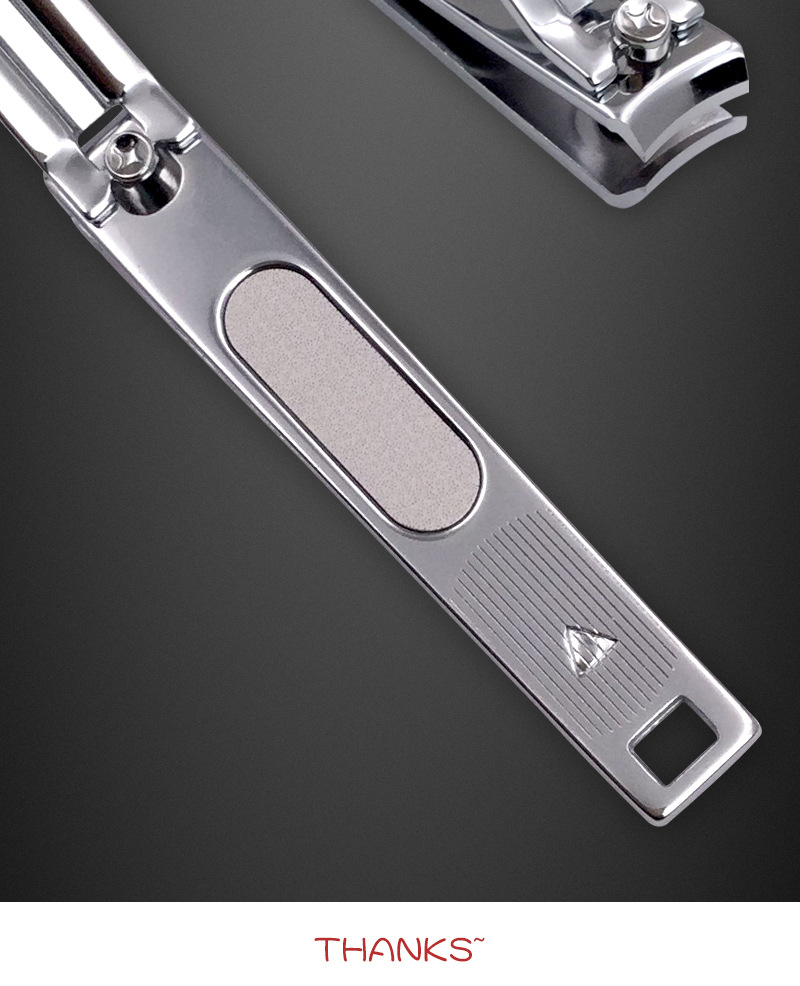 欧美达指甲钳 美甲修甲刀指甲刀平口中号指甲剪带锉刀批发3001-33