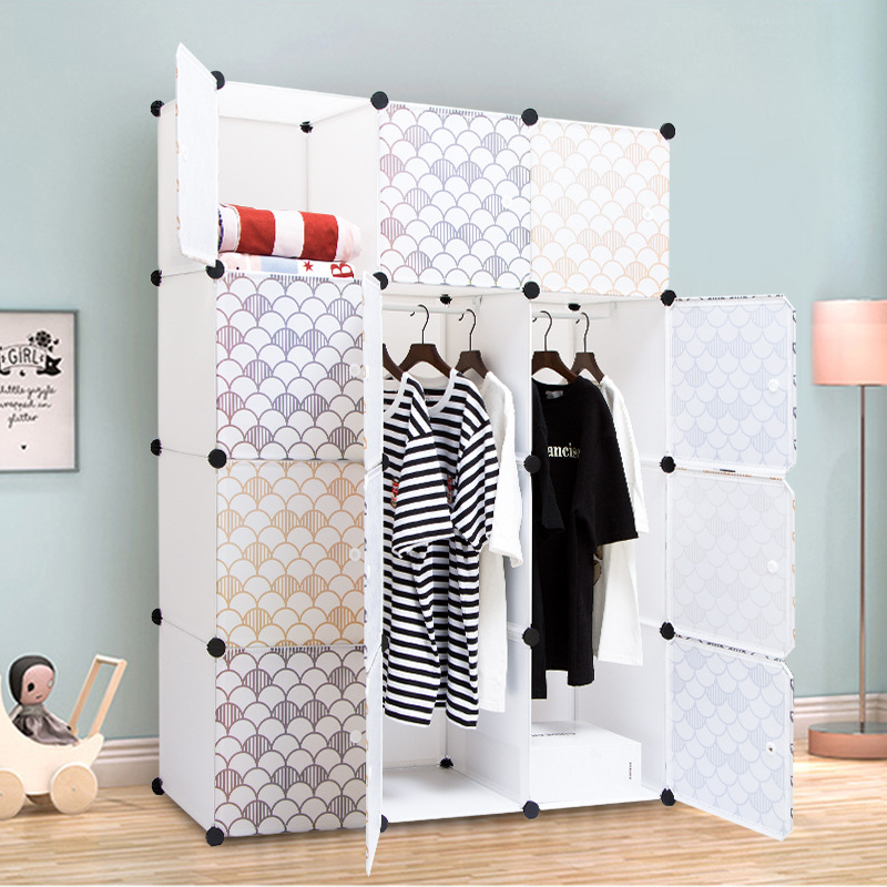 Diy Magic Piece Plastic Children's Component Wardrobe Baby Clothes Storage Simple Bedroom Dorm Economical Shoe Cabinet