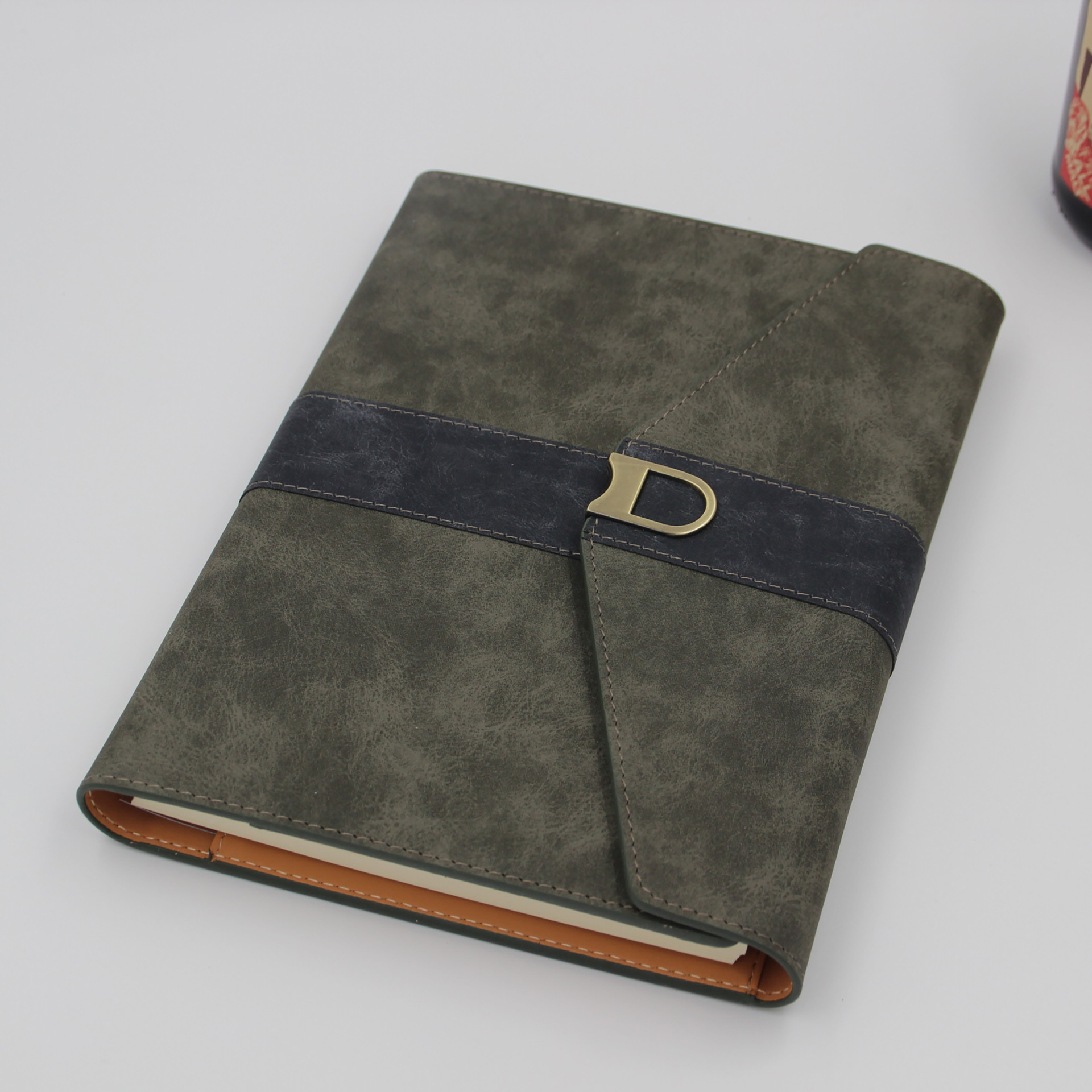 a5线圈记事本新颖皮革环保笔记本商务日记本厂家订做企业定制logo