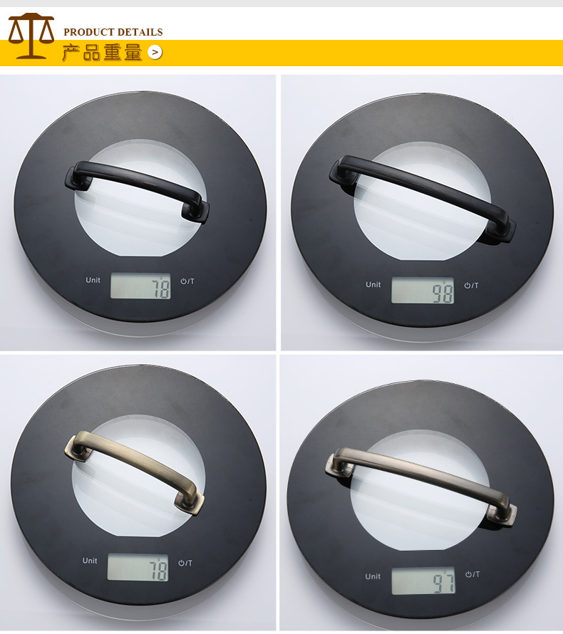 优兔 中式复古青古铜拉手 温州厂家五金批发抽屉橱柜现代门把手