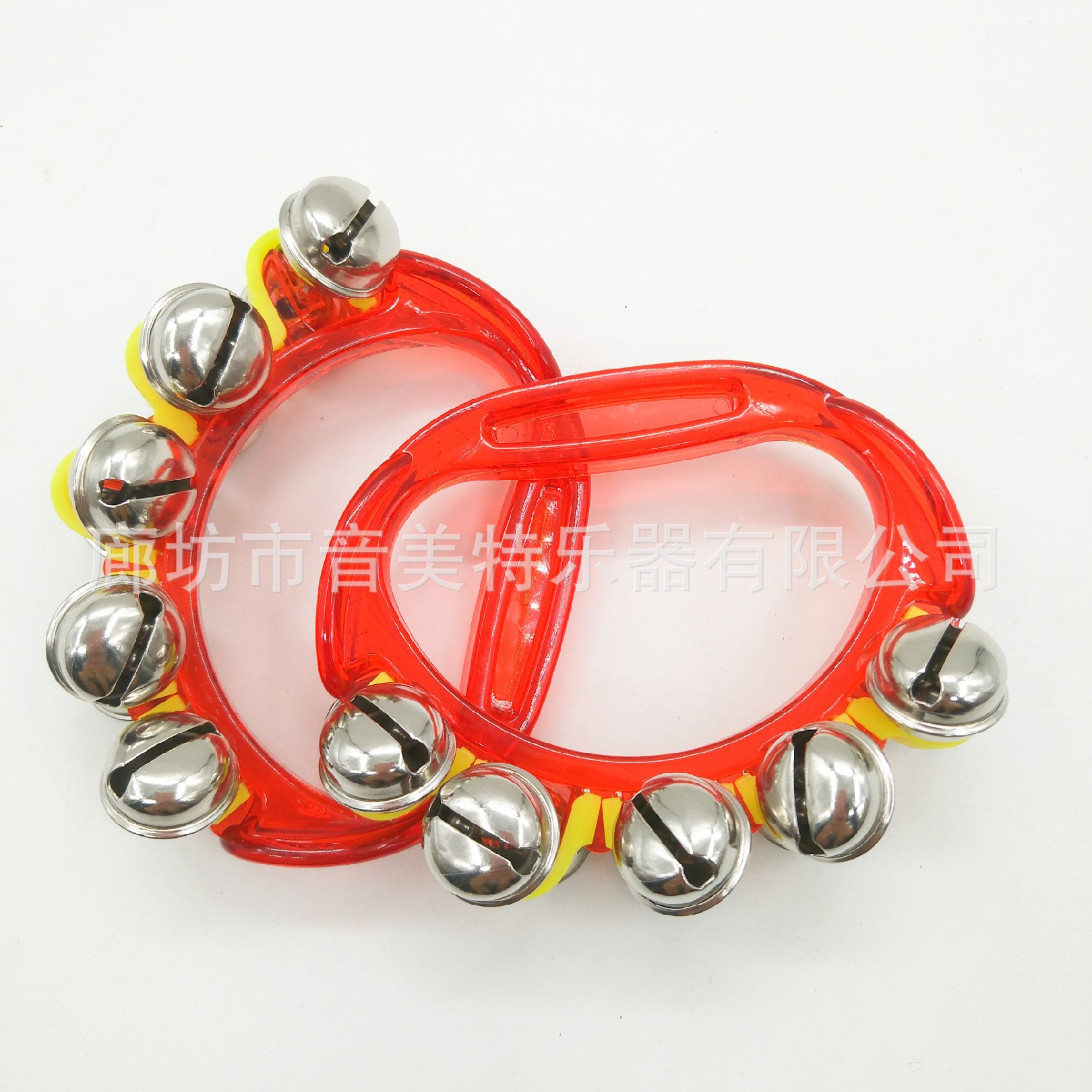 打击乐器串铃 手串铃 手摇铃 手铃 响铃 铃铛 各种颜色串铃