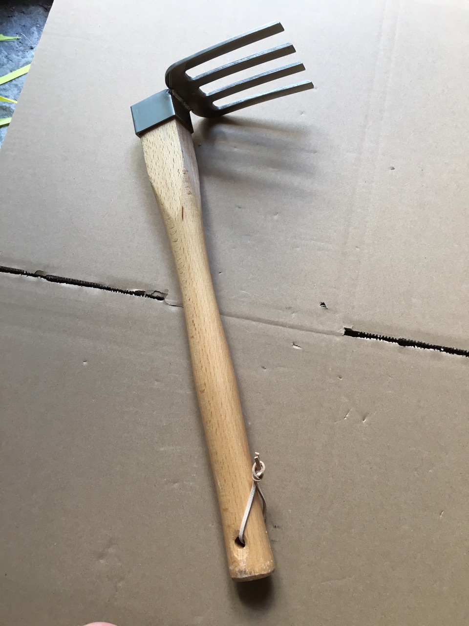 木柄304不锈钢 无磁 四齿耙子 花园工具 园艺工具