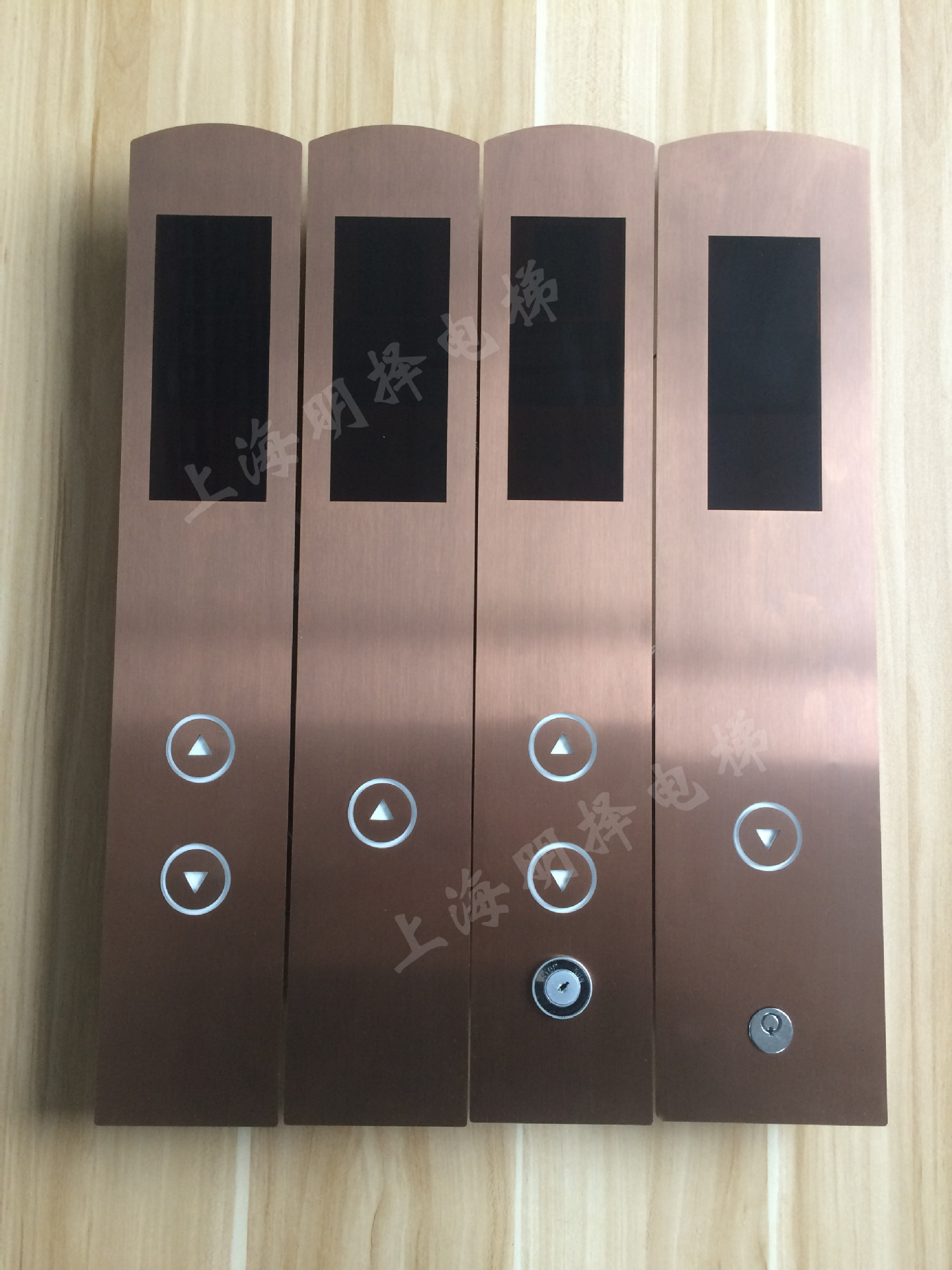 电梯触摸按钮外呼盒/外召唤/呼梯盒/召唤盒/玫瑰金mz-709-hid