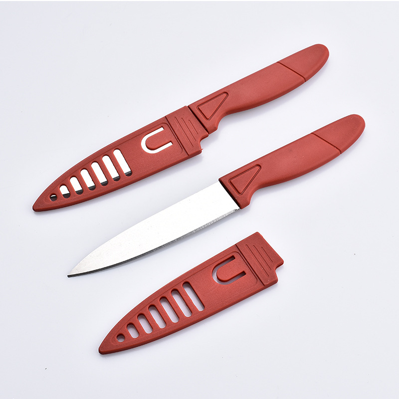 SST Fruit Knife Peeler Home Kitchen Knives Portable Fruit Knife with Set Manufacturer Stall Supply