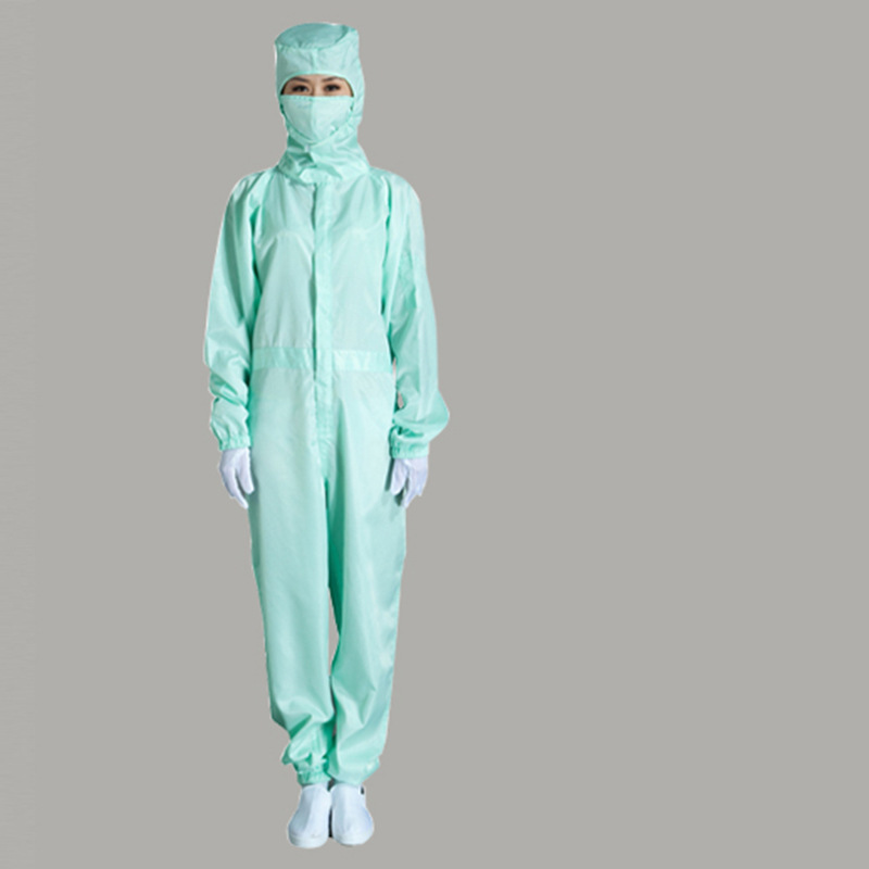 现货百级工厂用连体洁净服无尘净化车间防静电服食品厂工作服