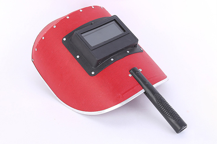 红纸防护面罩 手持式电焊防护面罩 铝包边电焊面罩半自动电焊面罩