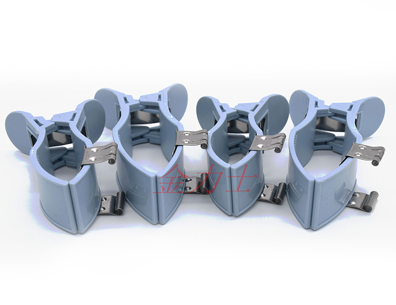 0-4.0心电 电极夹子 俩大俩小 四肢体夹 浅蓝色