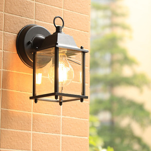 美式欧式现代简约户外阳台灯防水壁灯走廊过道led灯室外特价灯饰