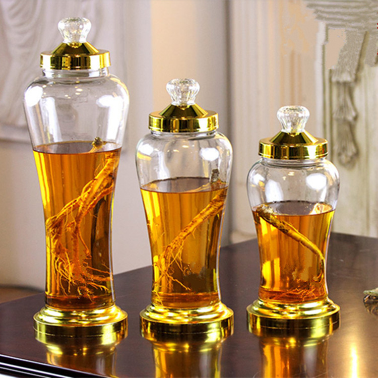 玻璃酒瓶 人参泡酒瓶带水龙头玻璃酿酒瓶密封养生药酒罐酵素酒瓶