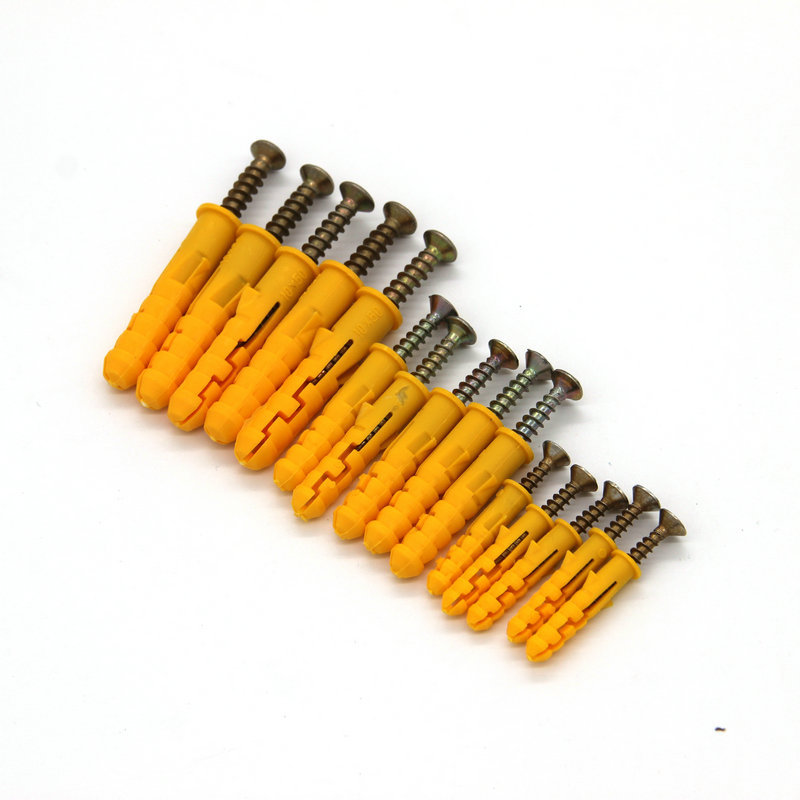 内卡标签小黄鱼胀塞 塑料膨胀管小黄鱼膨胀螺丝胀塞胶塞膨胀锚栓