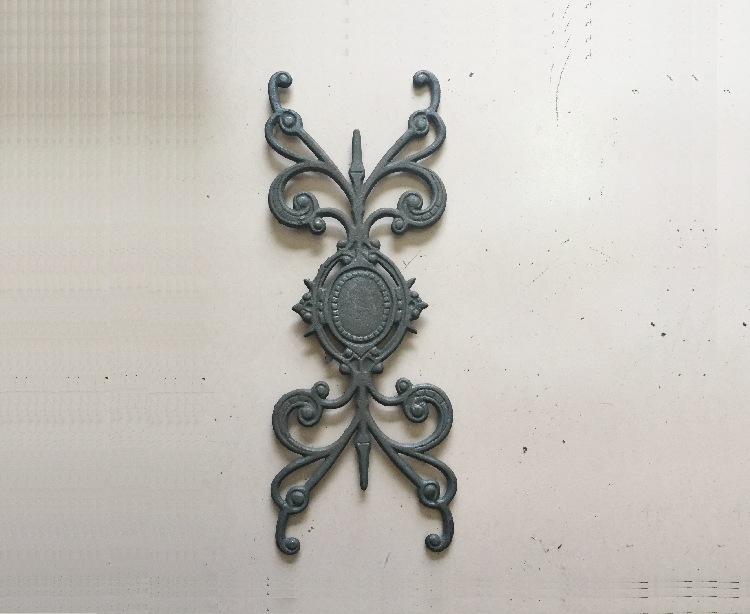 铁艺大门装饰花件玛钢材质铸铁蝴蝶花形规格500200型号014