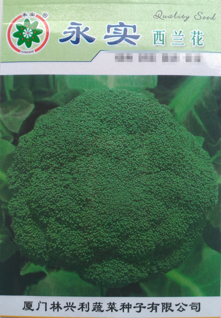 永实西兰花种子菜籽高产彩袋包装200粒 蔬菜种子批发