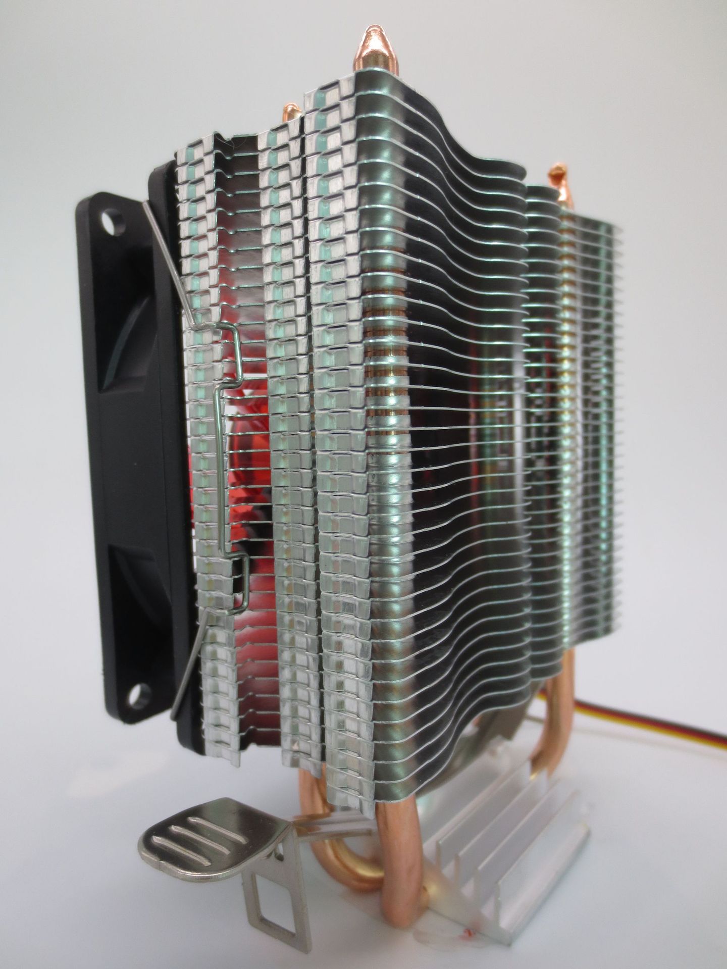 厂家直销cpu散热器通用电脑机箱风扇铜管炫彩塔式导管