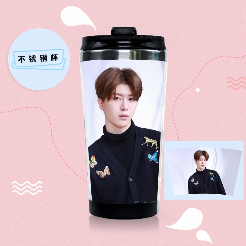 范丞丞 偶像练习生 曲线杯子同款水不锈钢双层 bxb309