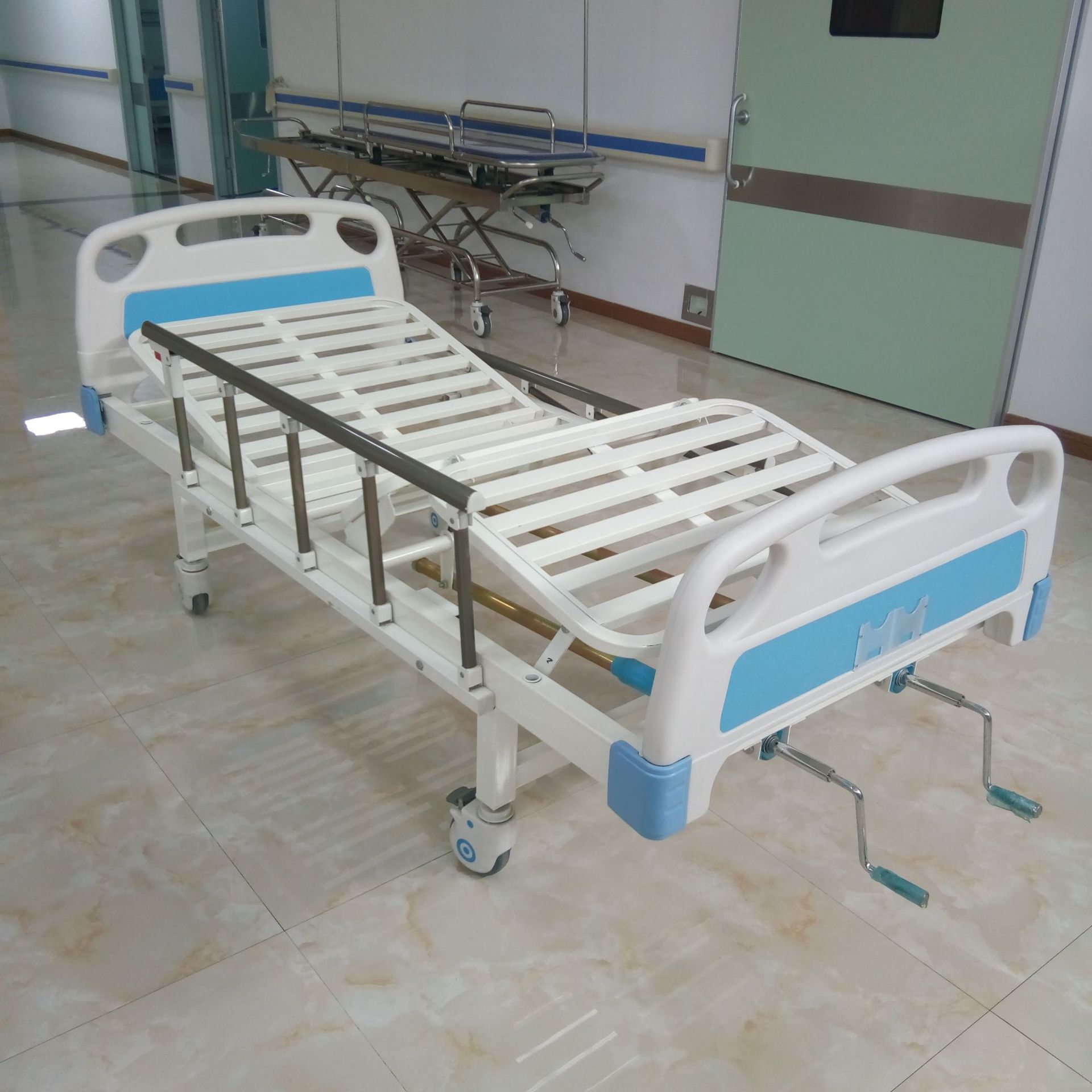 厂家直营家用abs床头单摇双摇病床医院护理床养老院手动床