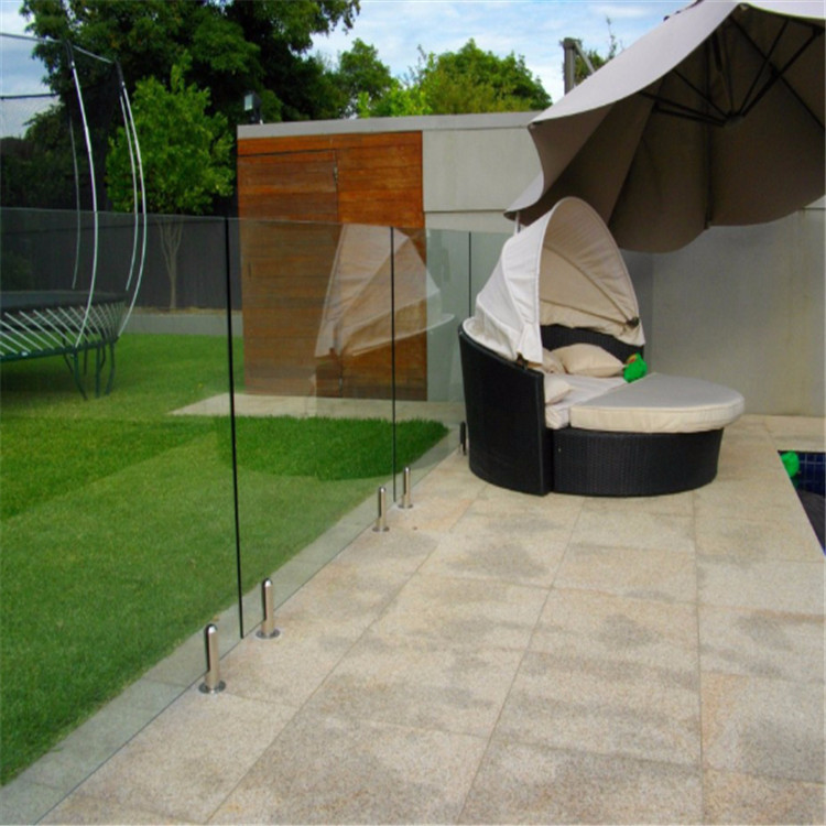 护栏 不锈钢圆形玻璃夹护栏-阿里巴巴