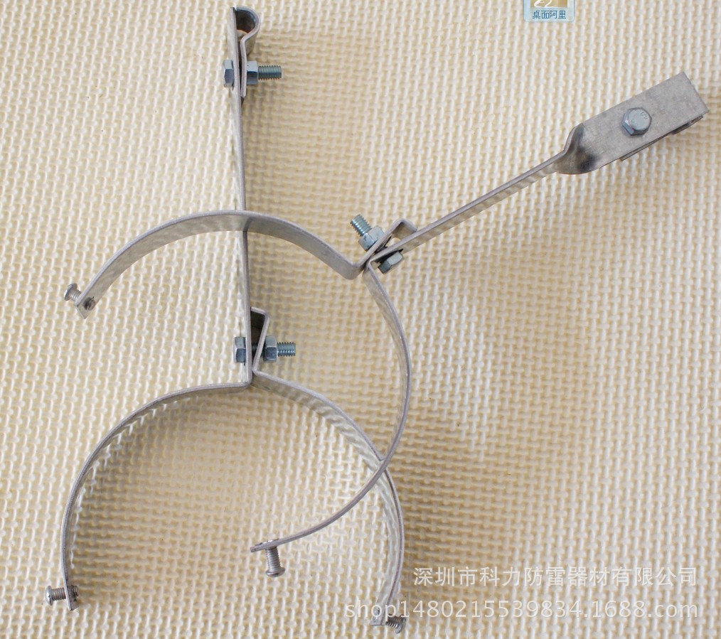 琉璃瓦避雷带支架 彩钢瓦避雷支架 压型钢板避雷支架