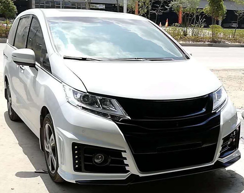 适用2015-18新款奥德赛改装大包围前杠后杠门板侧裙中网尾翼排气