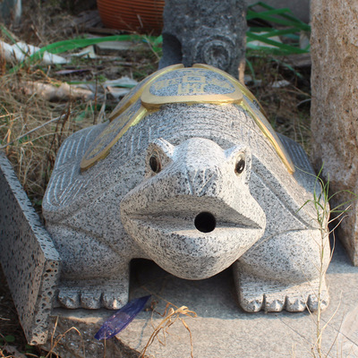 水景工程配件喷水乌龟 乌龟石雕喷泉 平安富贵风水乌龟摆件