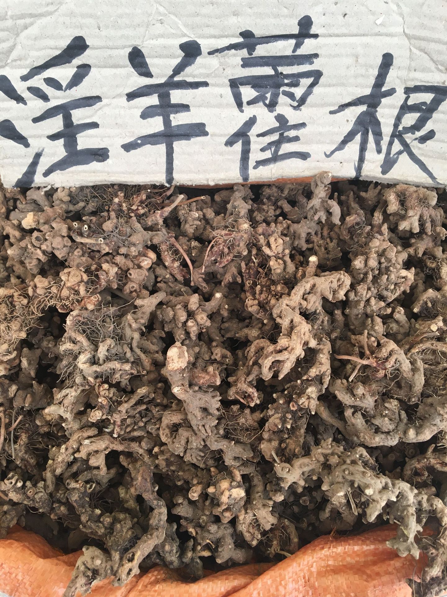 中药批发野生淫羊藿根 仙灵脾淫羊藿根 泡酒 料