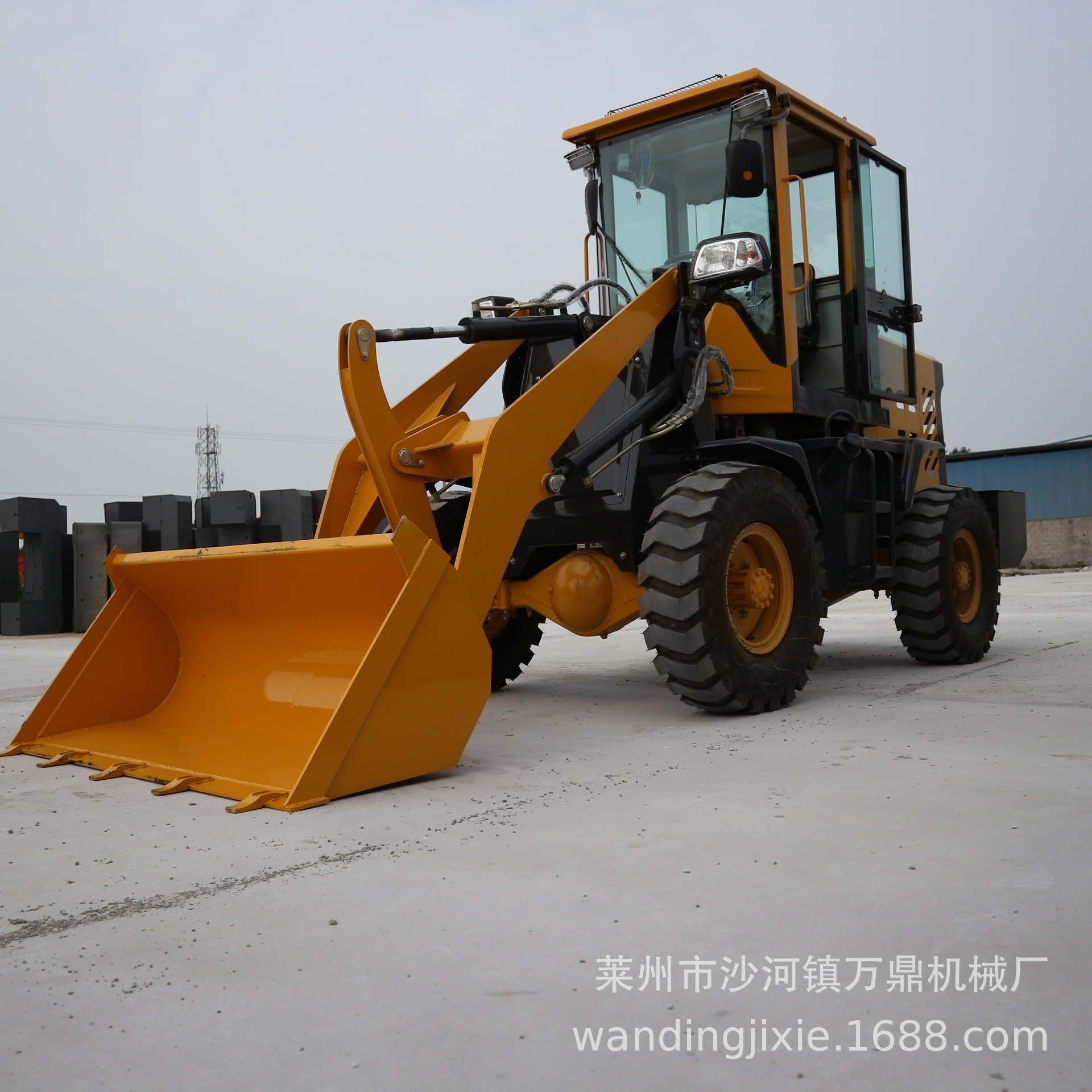 多功能齐鲁小金刚 918型小型装载机无级变速加重50桥