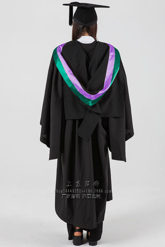 澳洲澳大利亚悉尼大学毕业礼服学士服袍艺术来图定制