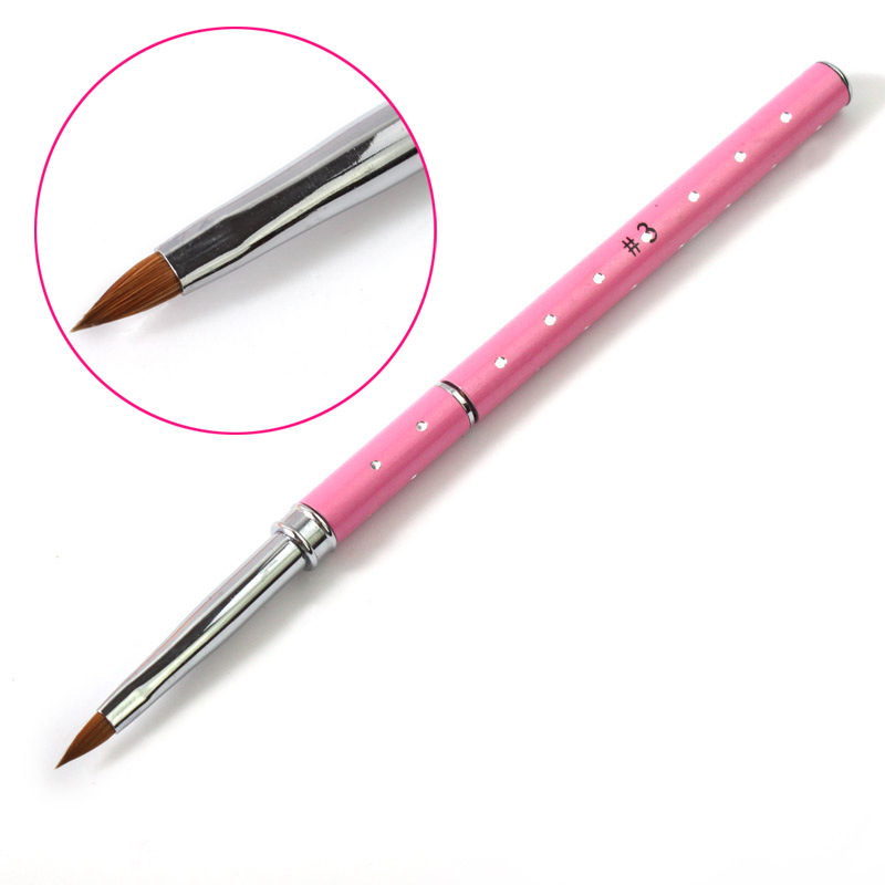 Nail Art Pen Wholesale Crystal Blending Special Pen Carved Pen UV Pen Starry Sky Pink Rod Phototherapy Carved Pen