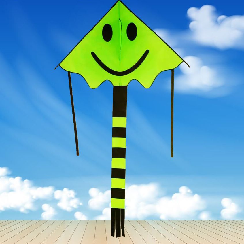 潍坊风筝新款笑脸风筝儿童卡通风筝厂家批发 易飞好卖