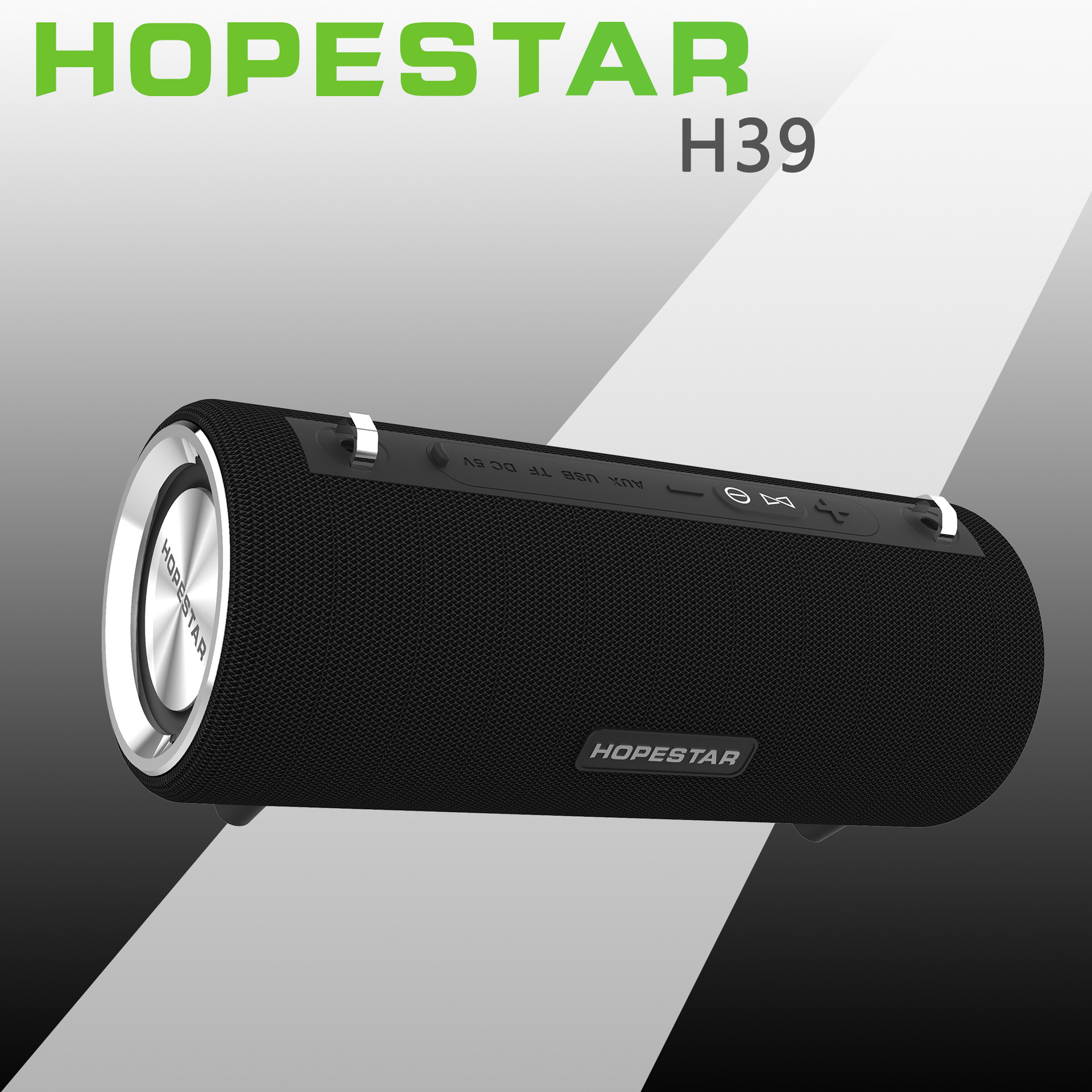 厂家直销新款hopestar h39移动电源蓝牙音箱外便携防水低音炮音响