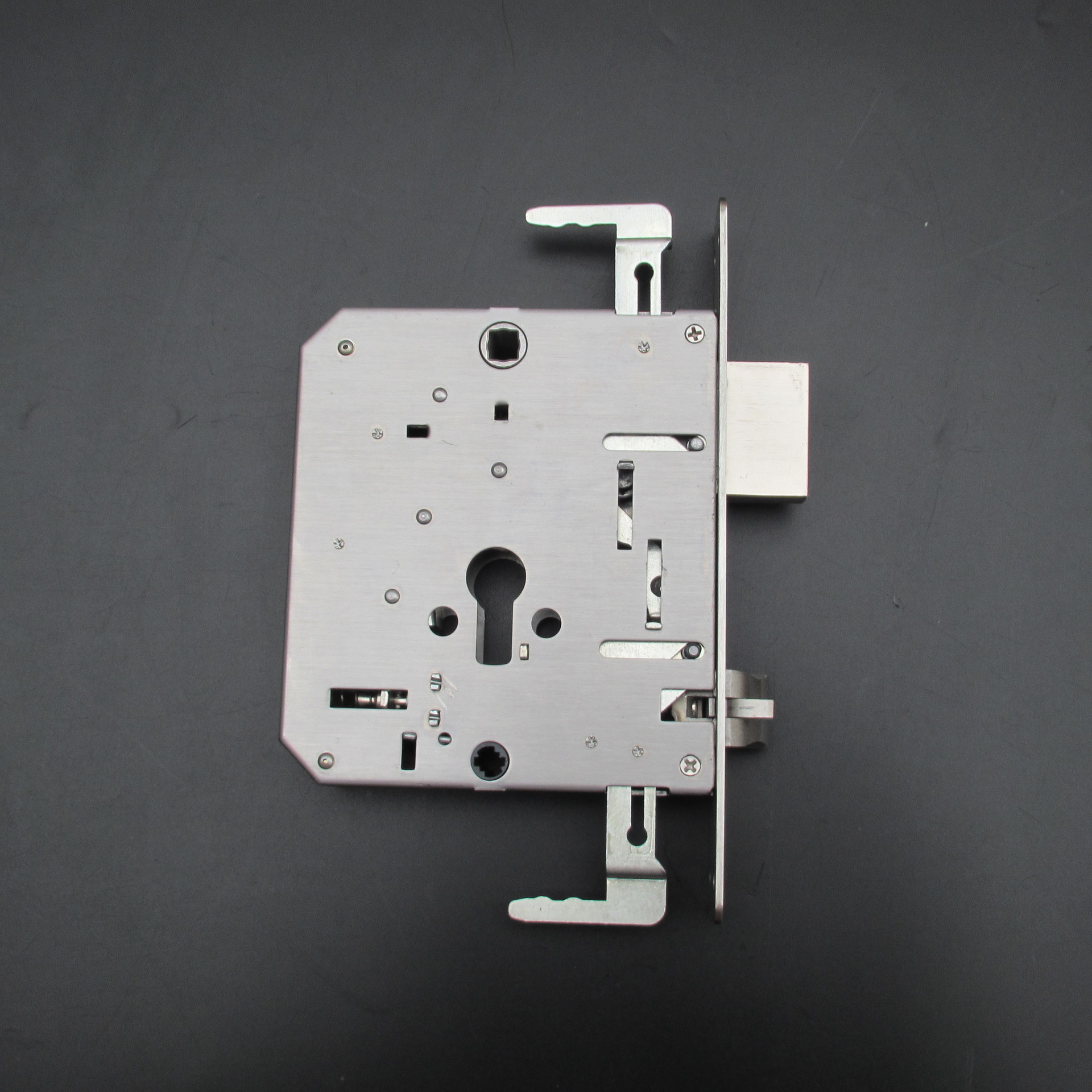 适用王力防盗门全不锈钢锁体王力指纹锁锁体双活双快锁体6568锁体