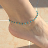 Europe and America fashion Foot ornaments simple Simplicity sexy manual Turquoise Anklet Beach summer new pattern Anklet wholesale Europe and America fashion Foot ornaments simple Simplicity sexy manual Turquoise Anklet Beach summer new pattern Anklet wholesale