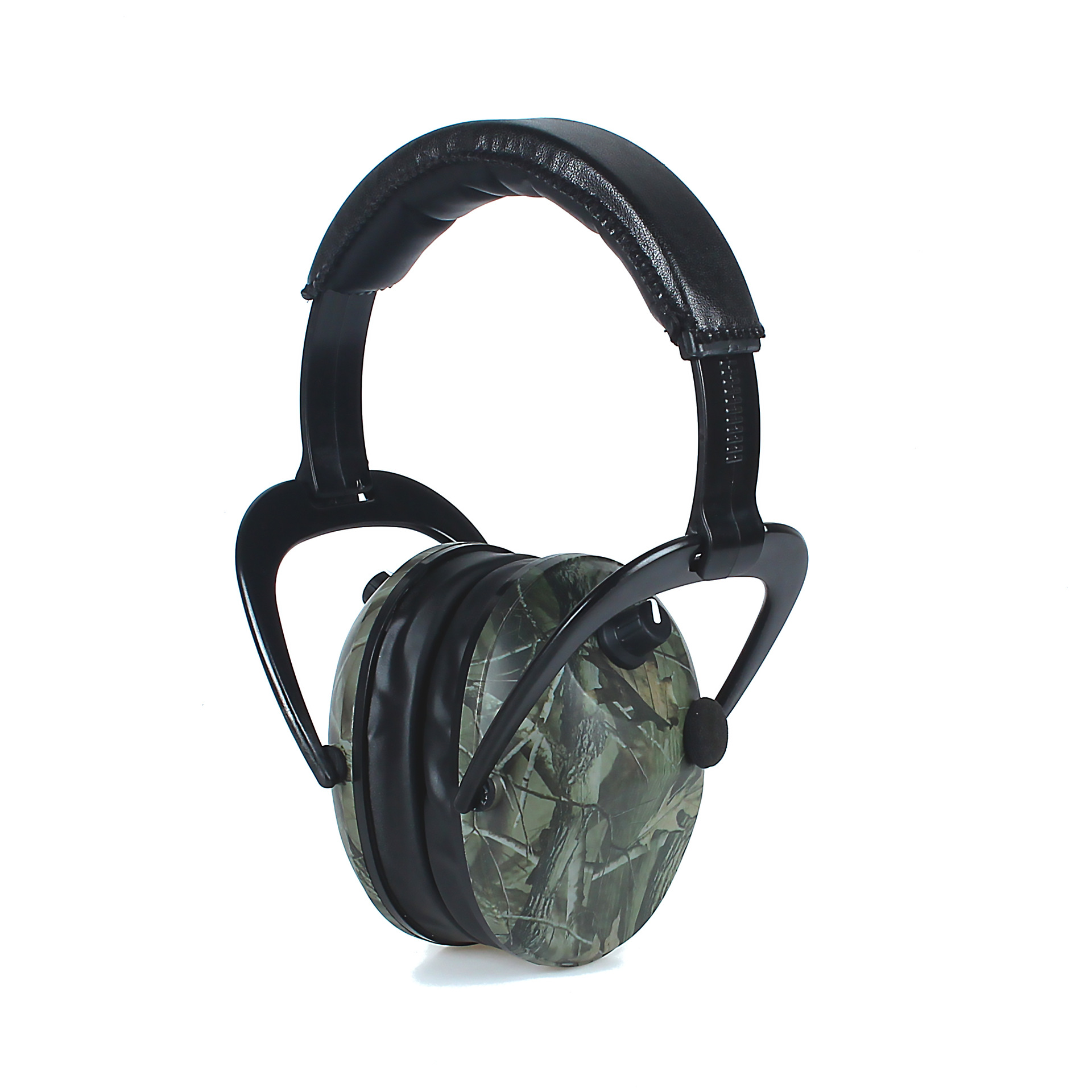 新款枯叶迷彩户外射击战术智能降噪隔音耳罩cs打靶拾音防噪音耳机
