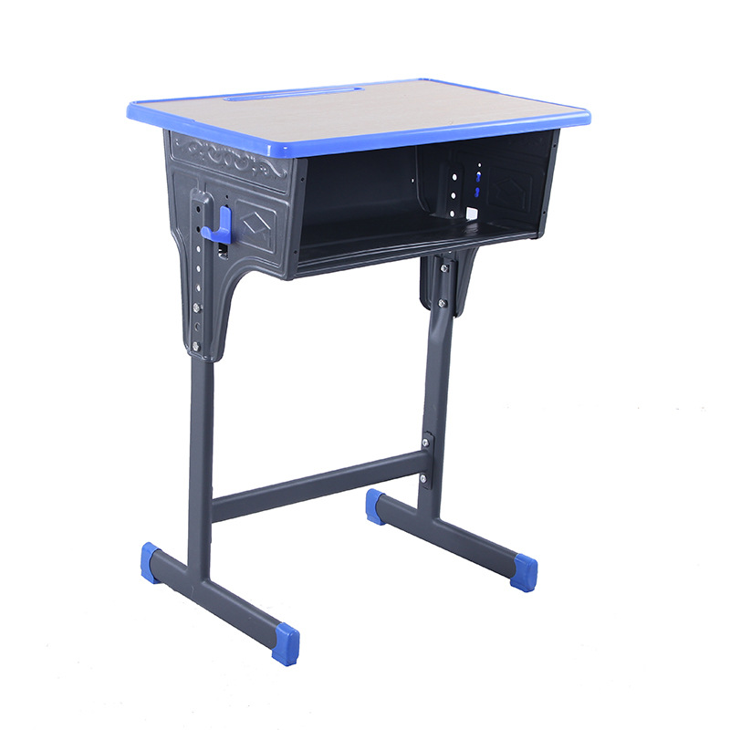 厂家直销培训辅导班儿童课桌学校学生钢木桌子单人课桌椅批发