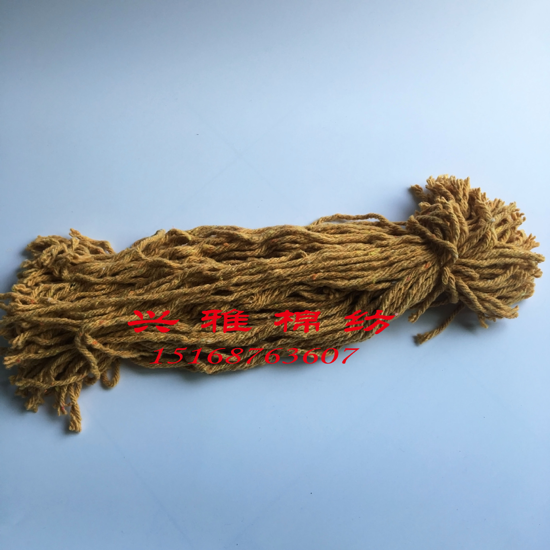 合股拖把棉纱 针织清洁拖把棉纱再生气流纺拖把线 拖把棉纱可批发