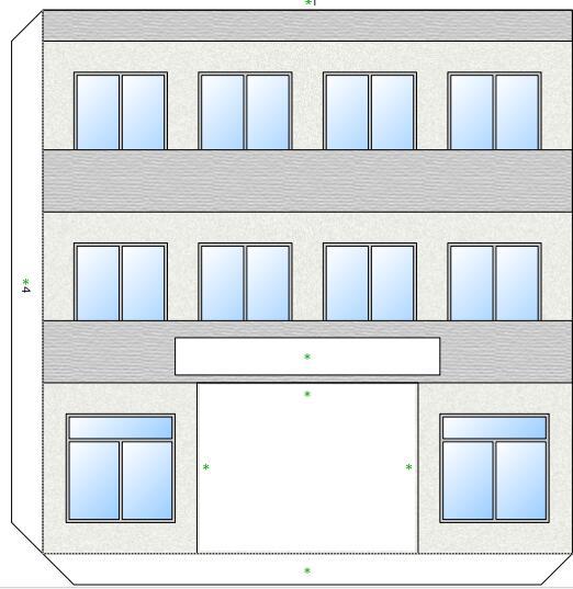 医院3d建筑纸模型 亲子diy 建筑模型 手工折纸 儿童益智开发