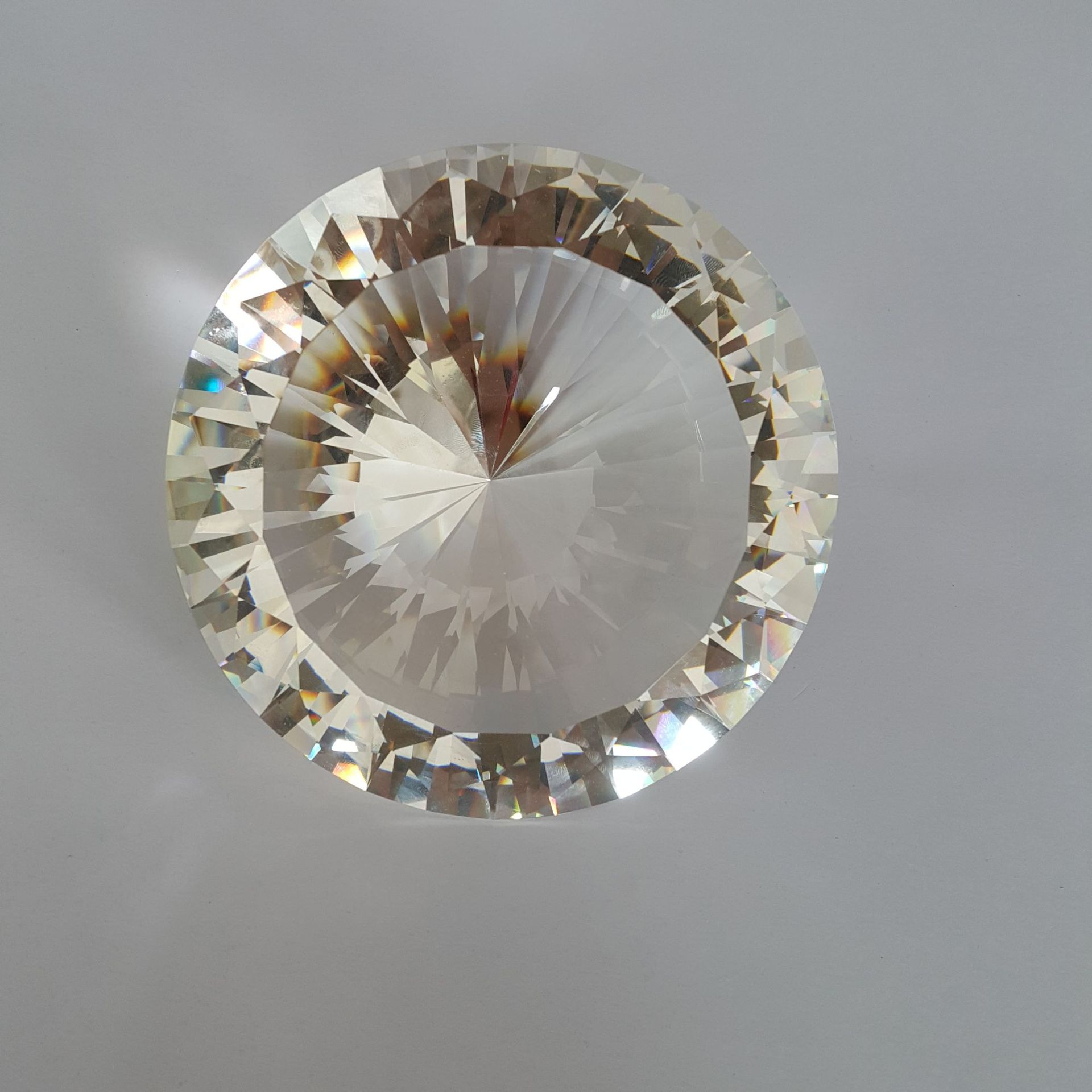 100mm机磨k9水晶钻石玻璃钻石橱窗摆设毕业生日礼物美甲拍照批发