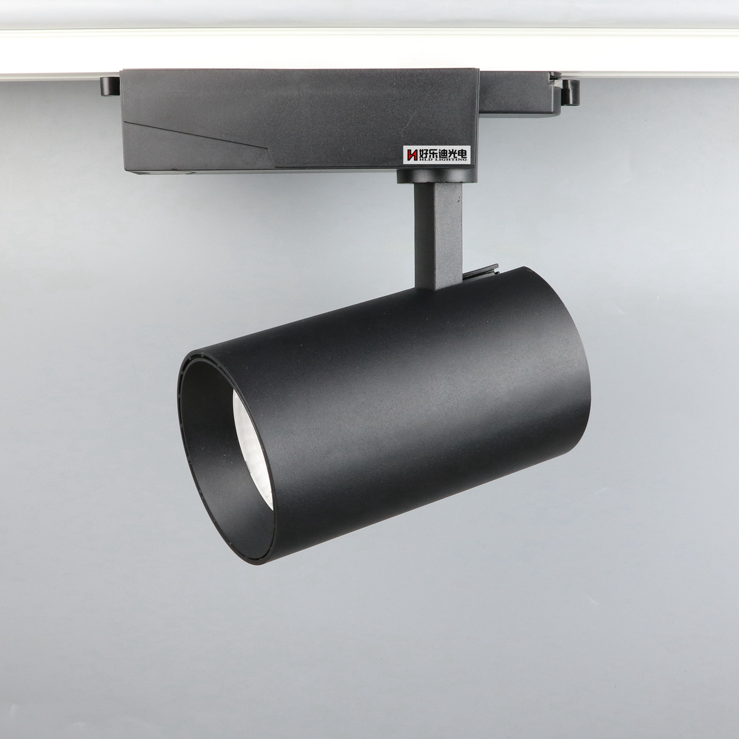 压铸直筒简洁型cob轨道灯外壳20w30w40w led导轨射灯套件批发