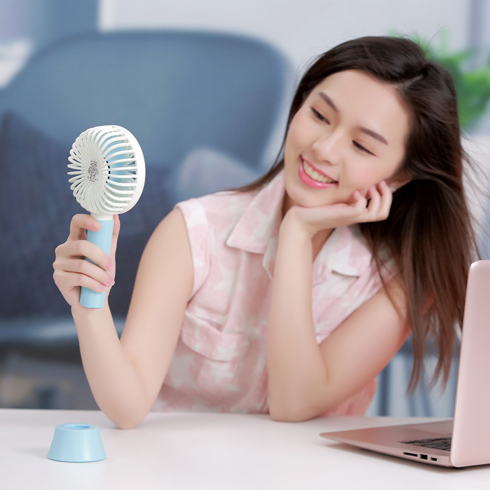 2018手持迷你风扇桌面手持双用风扇方便携带外带mini外带手持风扇