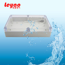 批发户外电缆盒防水盒透明开关盒塑料接线盒LY-F34T 290*210*60