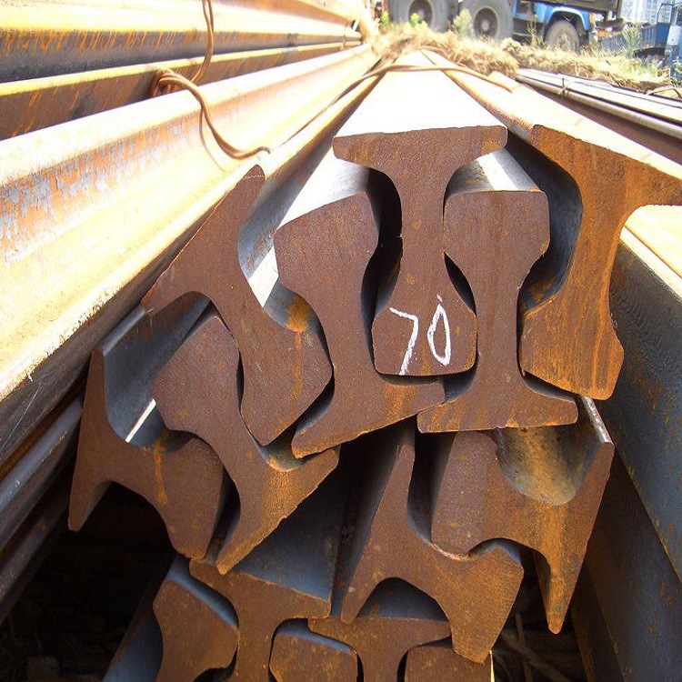 供应铁路轻轨动车用u71mn 轨道钢重轨现货钢轨 轻轨