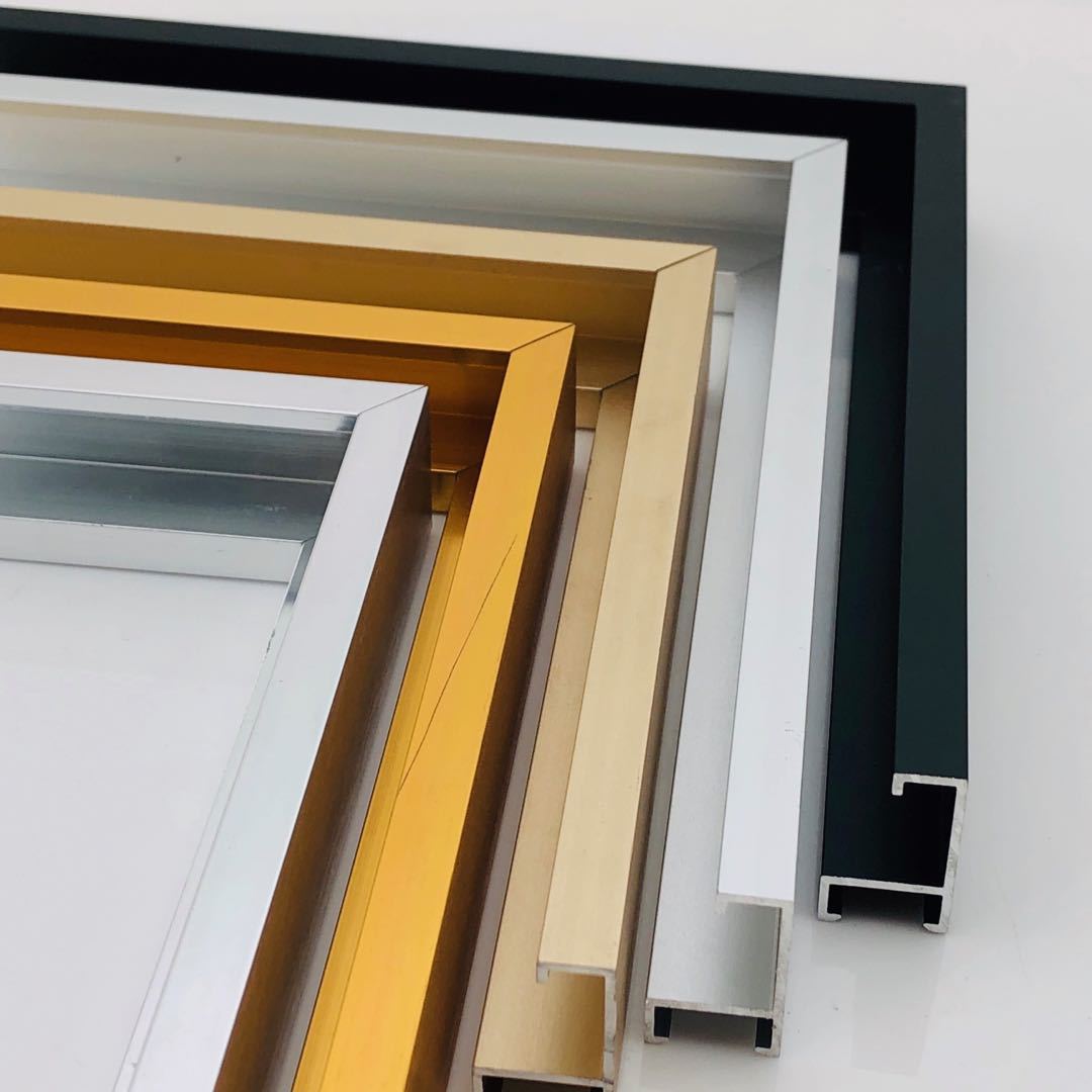 铝合金画框相框型材装饰画材料线条批发海报框广告证书执照框定制