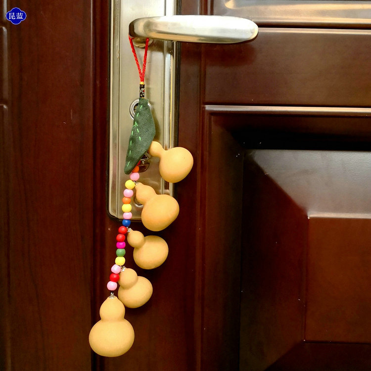 小葫芦串挂件风铃家居餐厅墙面墙壁挂饰门把手挂饰
