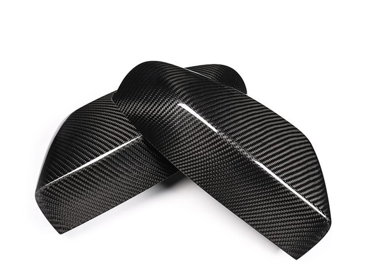 适用于玛莎拉蒂吉博力ghibli 总裁碳纤维改装干碳贴片后视镜壳 罩