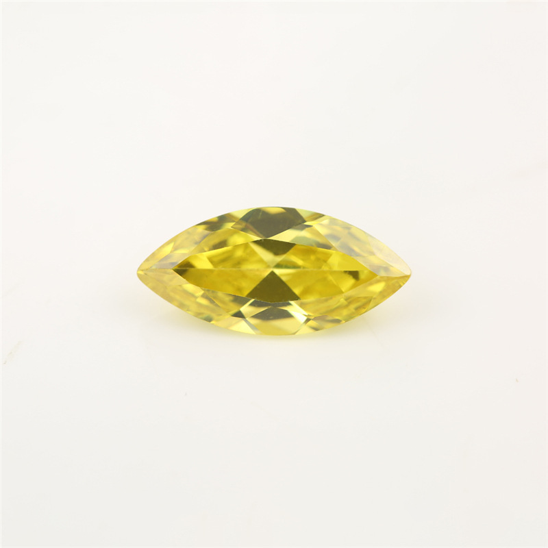 5x3~10x20mm 马眼形5a金黄色锆石现货供应 美甲鞋服镶嵌diy