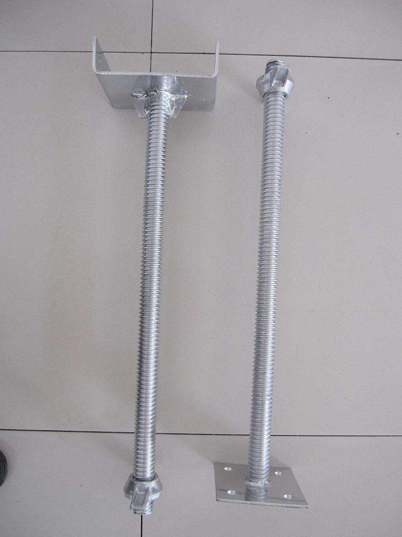 建筑配件顶托丝杠建筑模板支撑建筑丝杠底托空心顶托建筑底托顶托