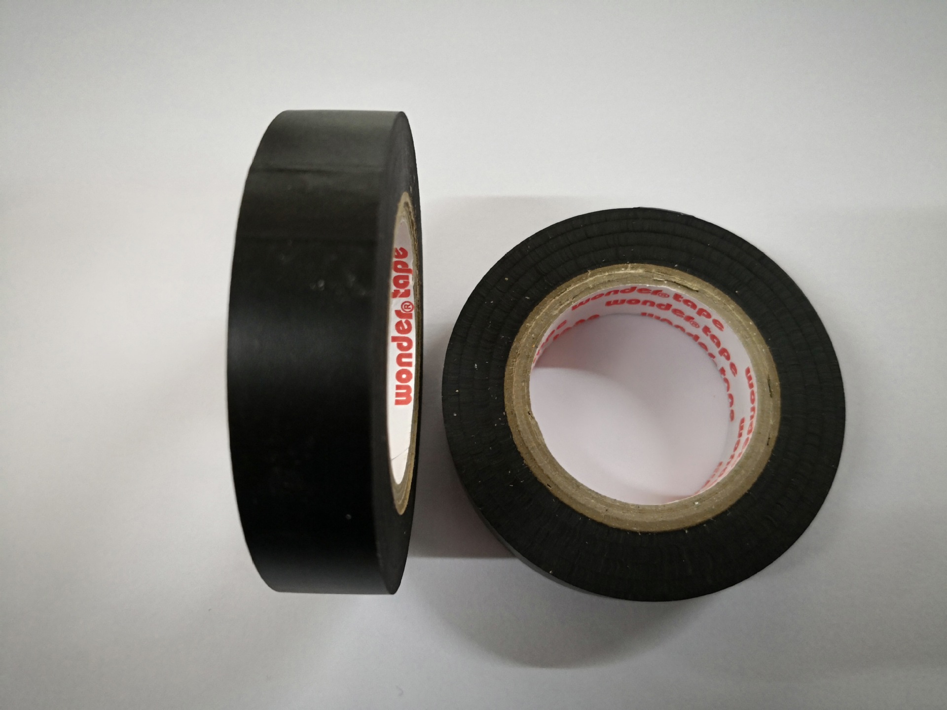 批量价优旭盈电工胶带pvc绝缘胶带塑料绝缘胶布黑色薄膜胶带20码