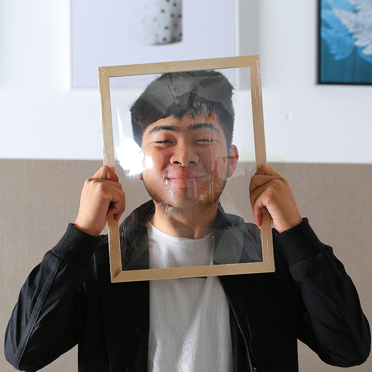 脸撕保鲜膜游戏面目全非框婚礼堵门接亲游戏惩罚道具整蛊道具婚庆