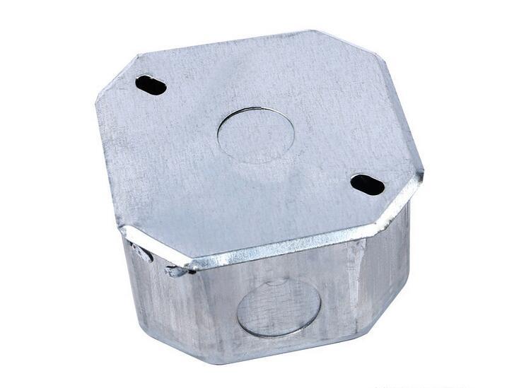 厂家直销三寸八角底盒 八角镀锌板接线盒 金属八角盒-阿里巴巴